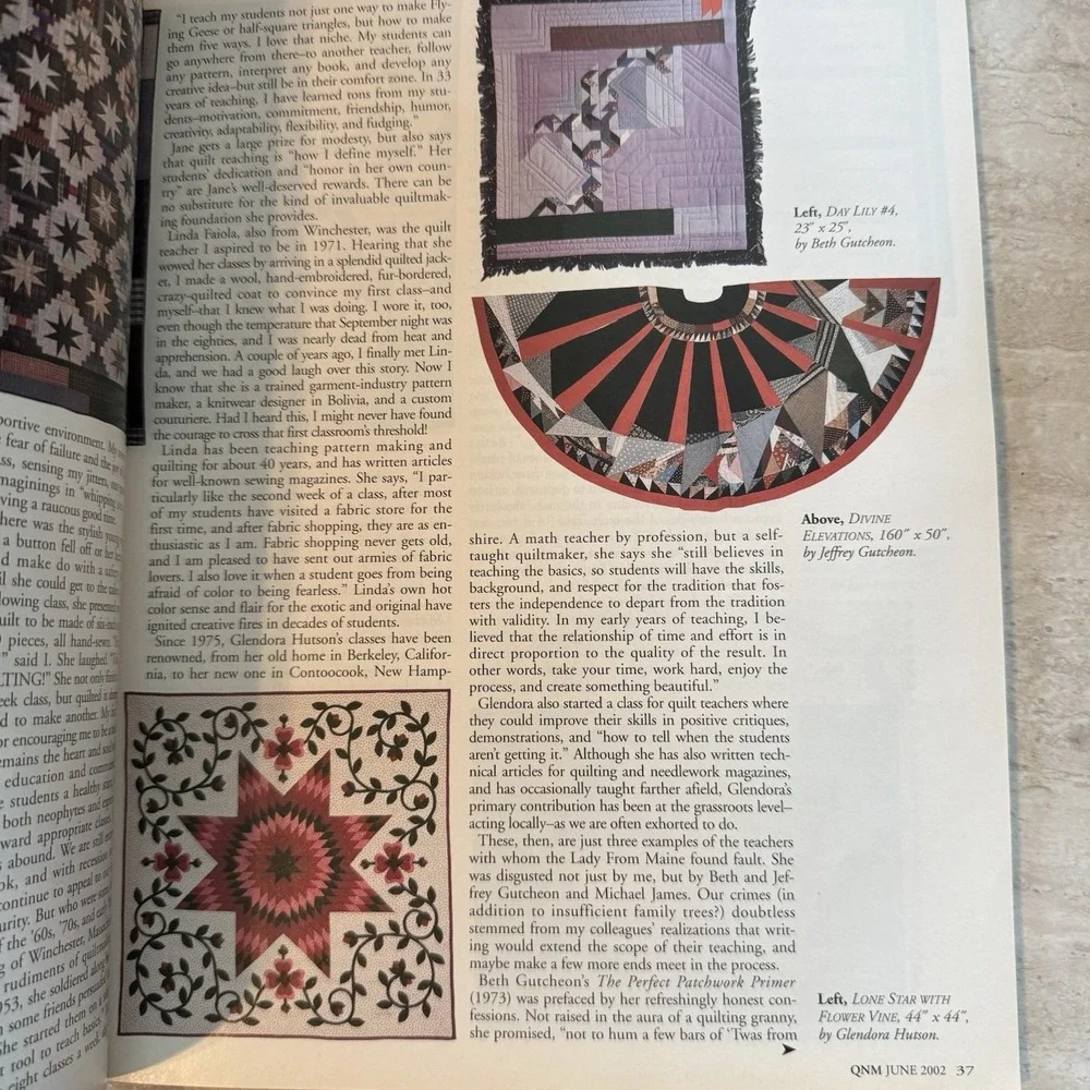 Quilter's Newsletter Magazine*‎ Vintage June 2004